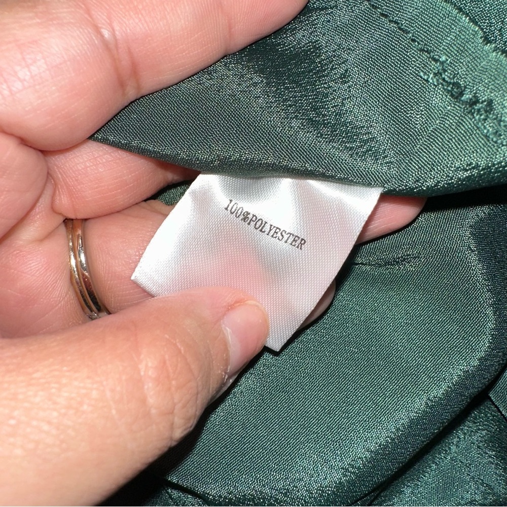 Nwot amylynn green slip midi dress sz M #BB - Picture 4 of 4